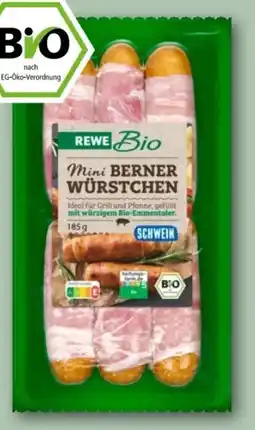 REWE Center Rewe Bio Mini Berner Würstchen Angebot