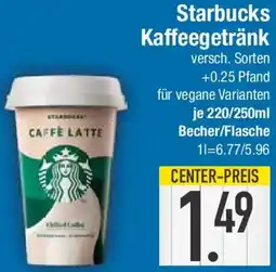 E-Center Starbucks Kaffeegetränk Angebot