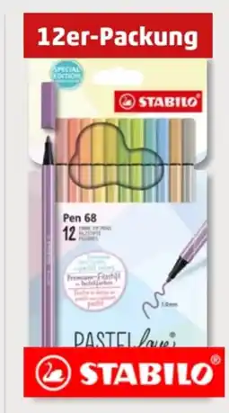 PENNY Stabilo Premium-Filzstifte Pen 68 Big Box Angebot