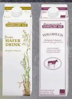 Edeka Hamfelder Hof Bio-Milch Angebot