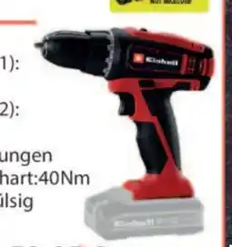 Edeka Einhell Akku-Bohrschrauber TC-AS 18 Li-Solo Angebot