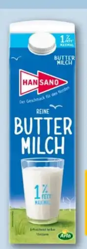REWE Center Hansano Reine Buttermilch Angebot