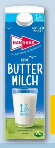 REWE Hansano Reine Buttermilch Angebot