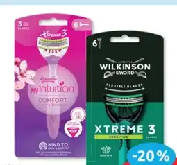 Budni Wilkinson Sword Xtreme 3 Einwegrasierer Angebot