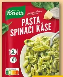 REWE Knorr Spaghetteria Pasta Spinaci Käse Angebot