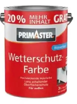 Globus Baumarkt Primaster Wetterschutzfarbe Angebot