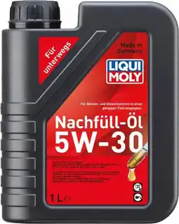Globus Baumarkt Liqui Moly Motor-Nachfüllöl 5W30 Angebot