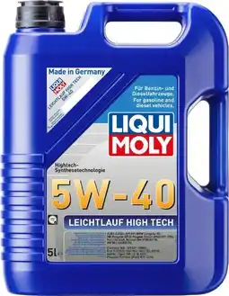 Globus Baumarkt Liqui Moly Motoröl Leichtlauf High Tech 5W40 Angebot