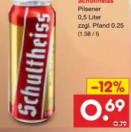 Netto Marken-Discount Schultheiss Pilsener Angebot