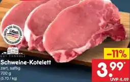 Netto Marken-Discount Gut Ponholz Schweine-Kotelett Angebot