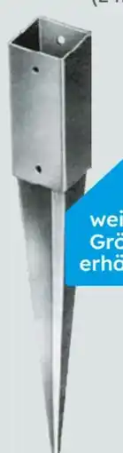 Globus Baumarkt Einschlagbodenhülsen Angebot