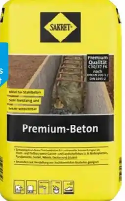 Globus Baumarkt Sakret Premium Beton Angebot