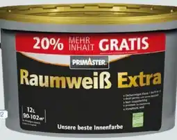 Globus Baumarkt Primaster Raumweiss Extra Angebot