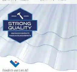 Globus Baumarkt Friedrich von Lien AG PVC-Wellplatte Strong 76/18 Angebot