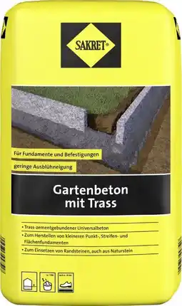 Globus Baumarkt Sakret Gartenbeton Angebot