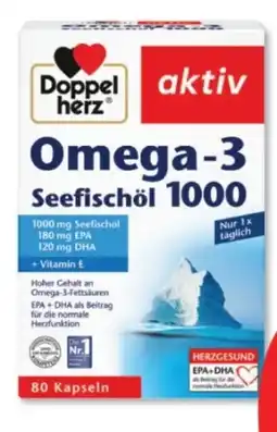 Budni Queisser Pharma Doppelherz Omega-3 Seefischöl 1000 Angebot