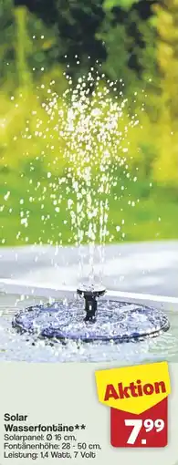 Famila Nord West Solar Wasserfontäne Angebot