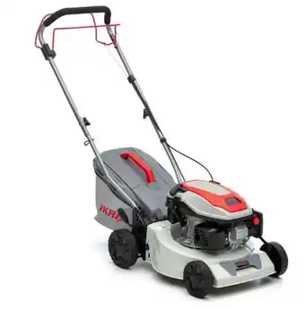 Globus Baumarkt Ikra Benzin Rasenmäher IPLM 1442 Angebot