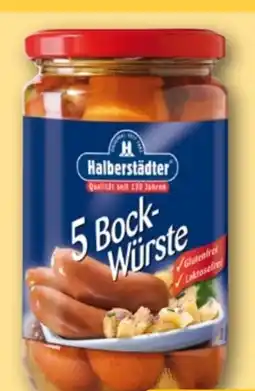 REWE Halberstädter Würstchen 5 Bockwürste Angebot