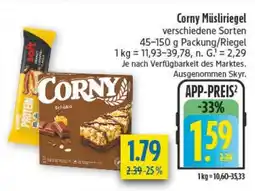 diska Corny Müsliriegel Angebot