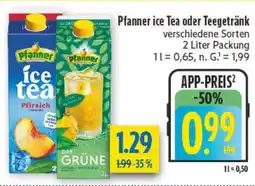 diska Pfanner ice Tea oder Teegetränk Angebot