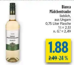 diska Bianca Mädchentraube Angebot
