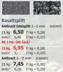 Bauhaus Basaltsplitt Angebot