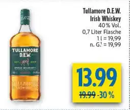 diska Tullamore D.E.W. Irish Whiskey Angebot
