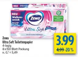diska Zewa Ultra Soft Toilettenpapier Angebot