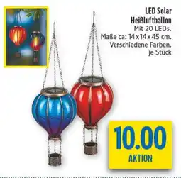 diska LED Solar Heißluftballon Angebot