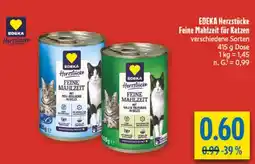 diska EDEKA Herzstücke Feine Mahlzeit für Katzen Angebot