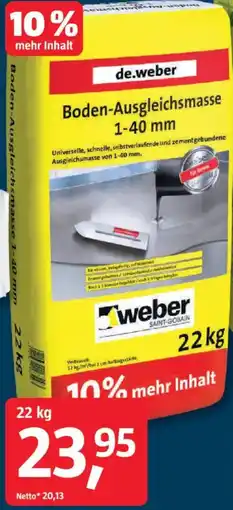 Bauhaus Weber Boden-Ausgleichsmasse Angebot