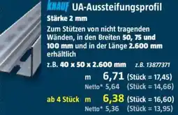 Bauhaus KNAUF UA-Aussteifungsprofil Angebot