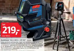 Bauhaus BOSCH Kombilaser 'GCL 2-50 G + BT 150' Angebot