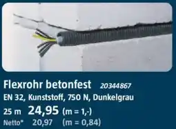 Bauhaus Flexrohr betonfest Angebot