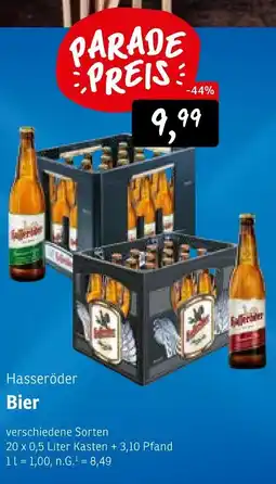 KONSUM Hasseröder Bier Angebot