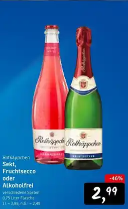 KONSUM Rotkäppchen Sekt, Fruchtsecco oder Alkoholfrei Angebot