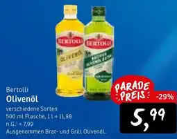 KONSUM Bertolli Olivenöl Angebot