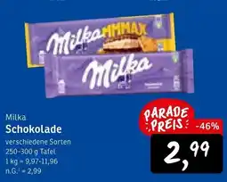KONSUM Milka Schokolade Angebot