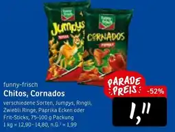 KONSUM funny-frisch Chitos, Cornados Angebot