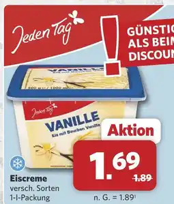 Combi Jeden tag vanille eiscreme Angebot