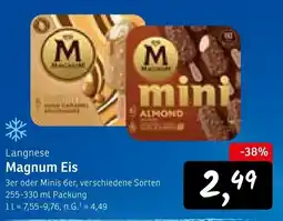 KONSUM Langnese Magnum Eis Angebot