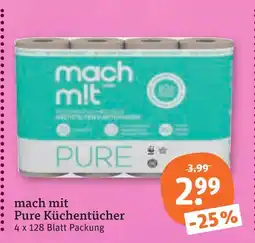 tegut Mach mit pure küchentücher Angebot