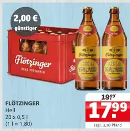 Getränke Quelle Flötzinger hell Angebot