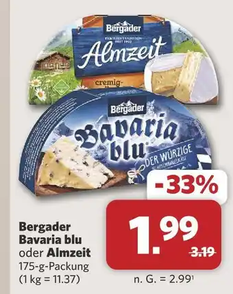 Combi Bergader bavaria blu Angebot