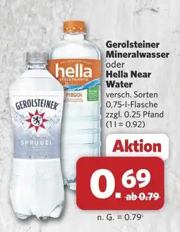 Combi Gerolsteiner mineralwasser Angebot