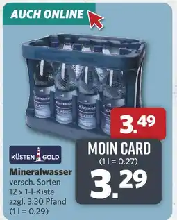 Combi Küsten gold mineralwasser Angebot