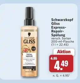 Combi Schwarzkopf gliss express-repair-spülung Angebot