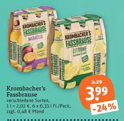 tegut Krombacher fassbrause Angebot