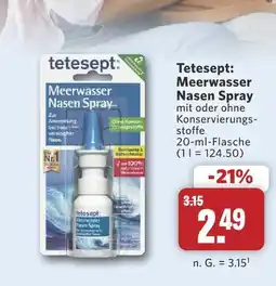 Combi Tetesept meerwasser nasen spray Angebot